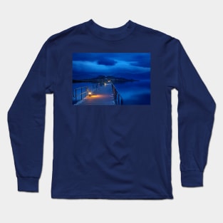 The sound of silence at Prespes lakes Long Sleeve T-Shirt